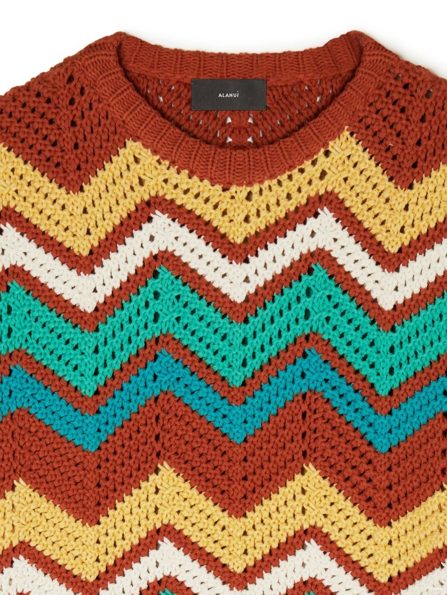 Affordable jumper Kaleidoscopic Women Alanui knit chevron 0711